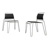 Paire rare de chaises "Rubber Band" par Tom Dixon