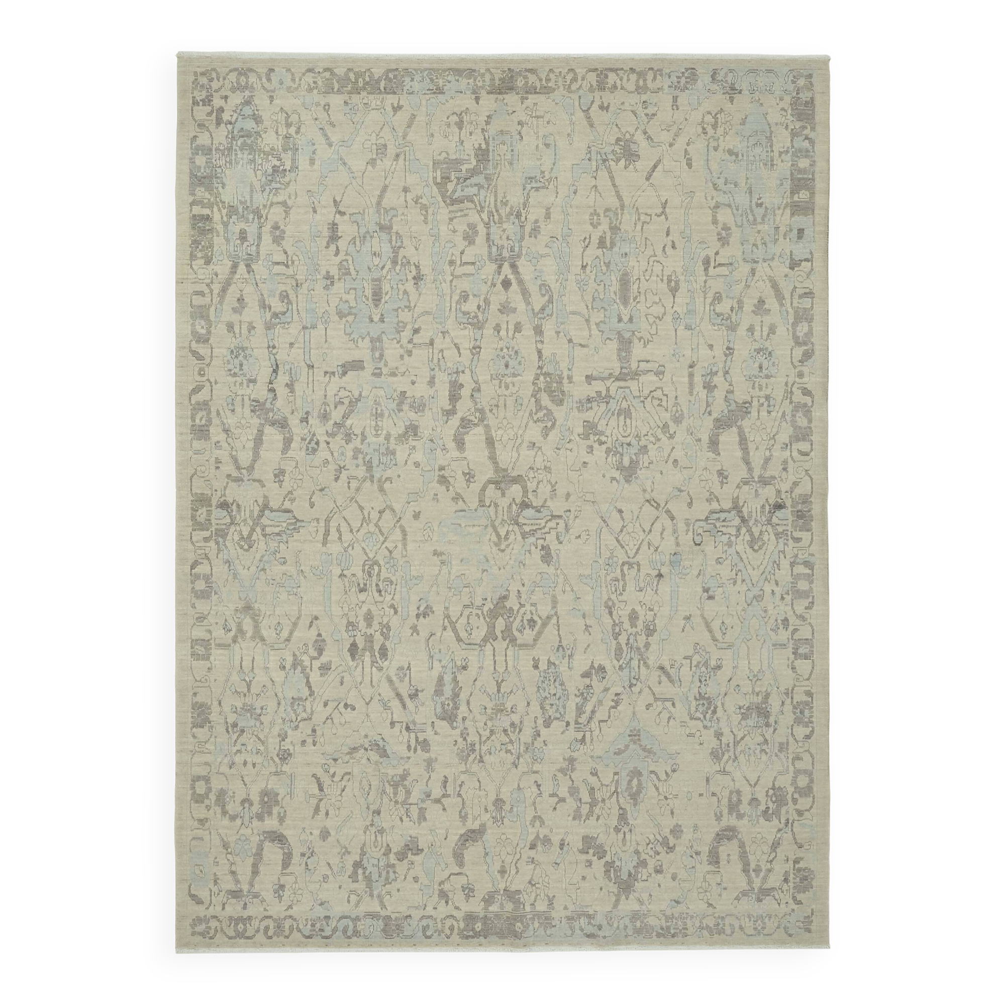 Turkish Handcrafted Loom Oushak Rug 217 cm x 297 cm