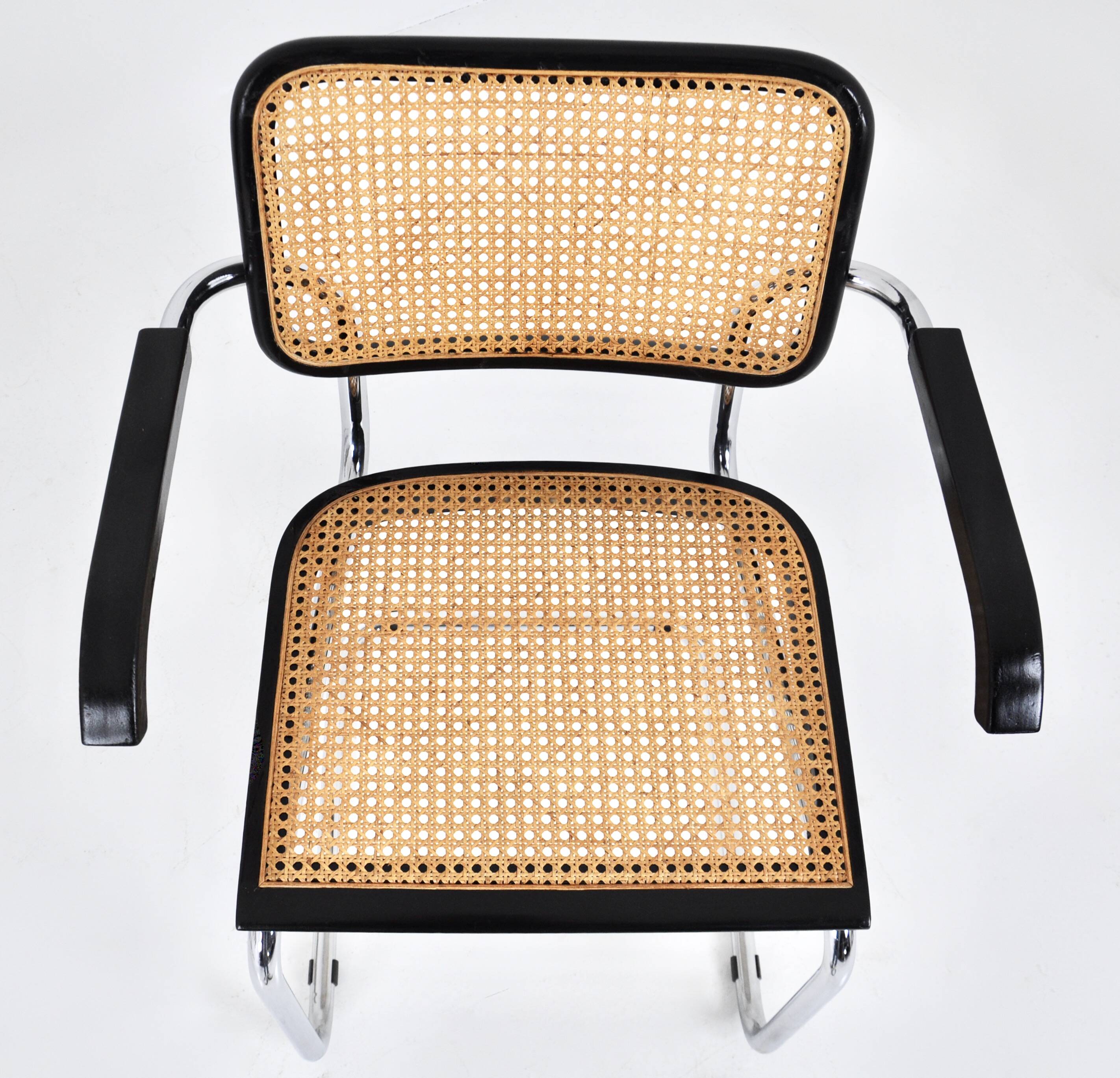 Ensemble de 6 chaises de salle à manger style B32 par Marcel Breuer