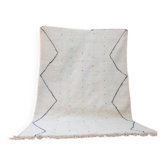 Tapis berbère beni ouraine en laine d’atlas taille 1,5/2,5 m