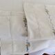 Drap et taies galon brodé petites fleurs