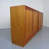 Large teak chest by H. W. Klein for Bramin, 1960s