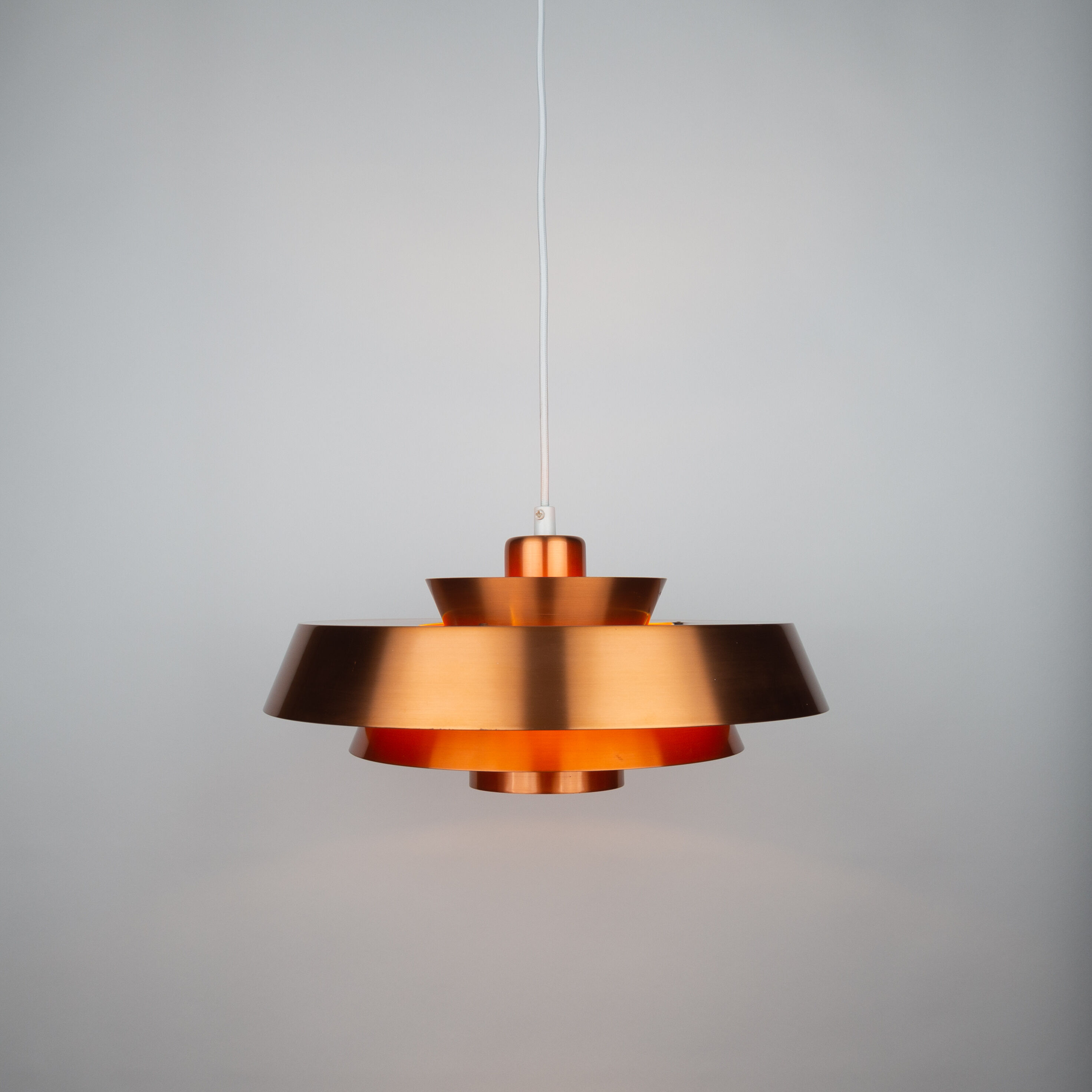 Danish vintage pendant lamp Nova by Jo Hammerborg, Fog og Morup, 1963