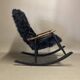Scandinavian rocking chair design 1950.