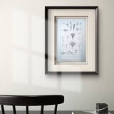 Printed in 1889, the composites. Old botanical plate.