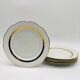 6 dessert plates. In S.F.P. Limoges porcelain.