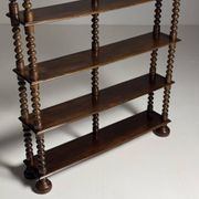 Bobbin bookcase / French antique bookshelf