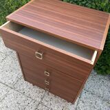 Vintage chest of drawers bobbin feet