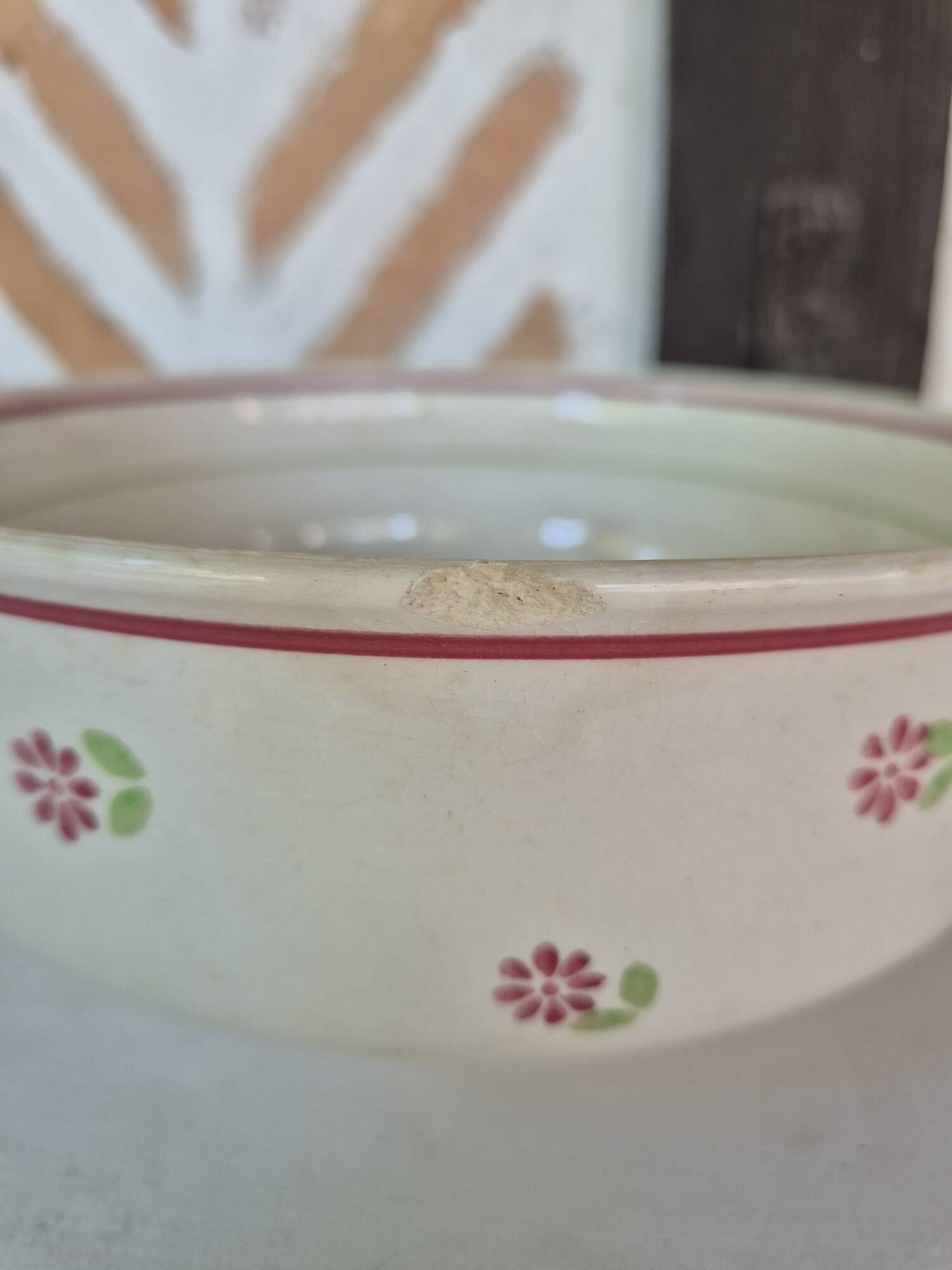 Gien Christiane vegetable salad bowl