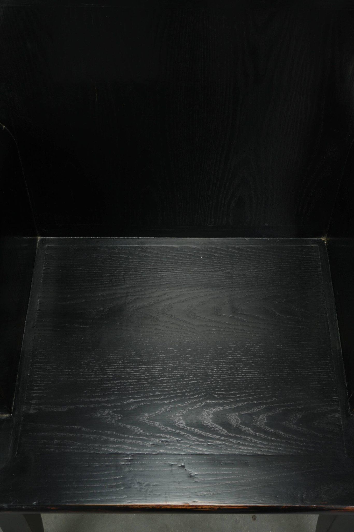Black wooden chair / side chair in Chinese style