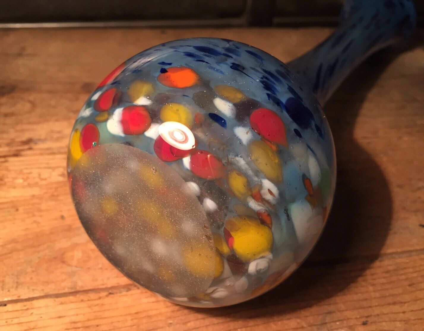 Soliflore vase in blown glass