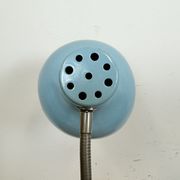 Blue Industrial Gooseneck Table Lamp, 1960s