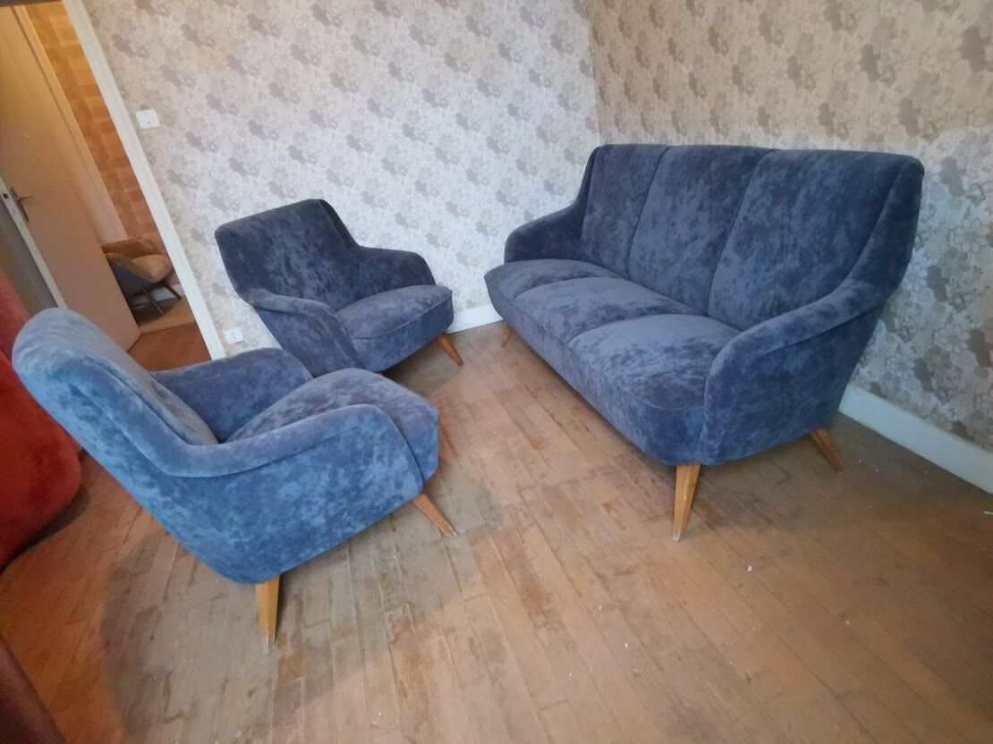 Armchairs and sofa 50/60