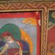 Hand-painted Nepalese Buddha sideboard with storage in the 70s