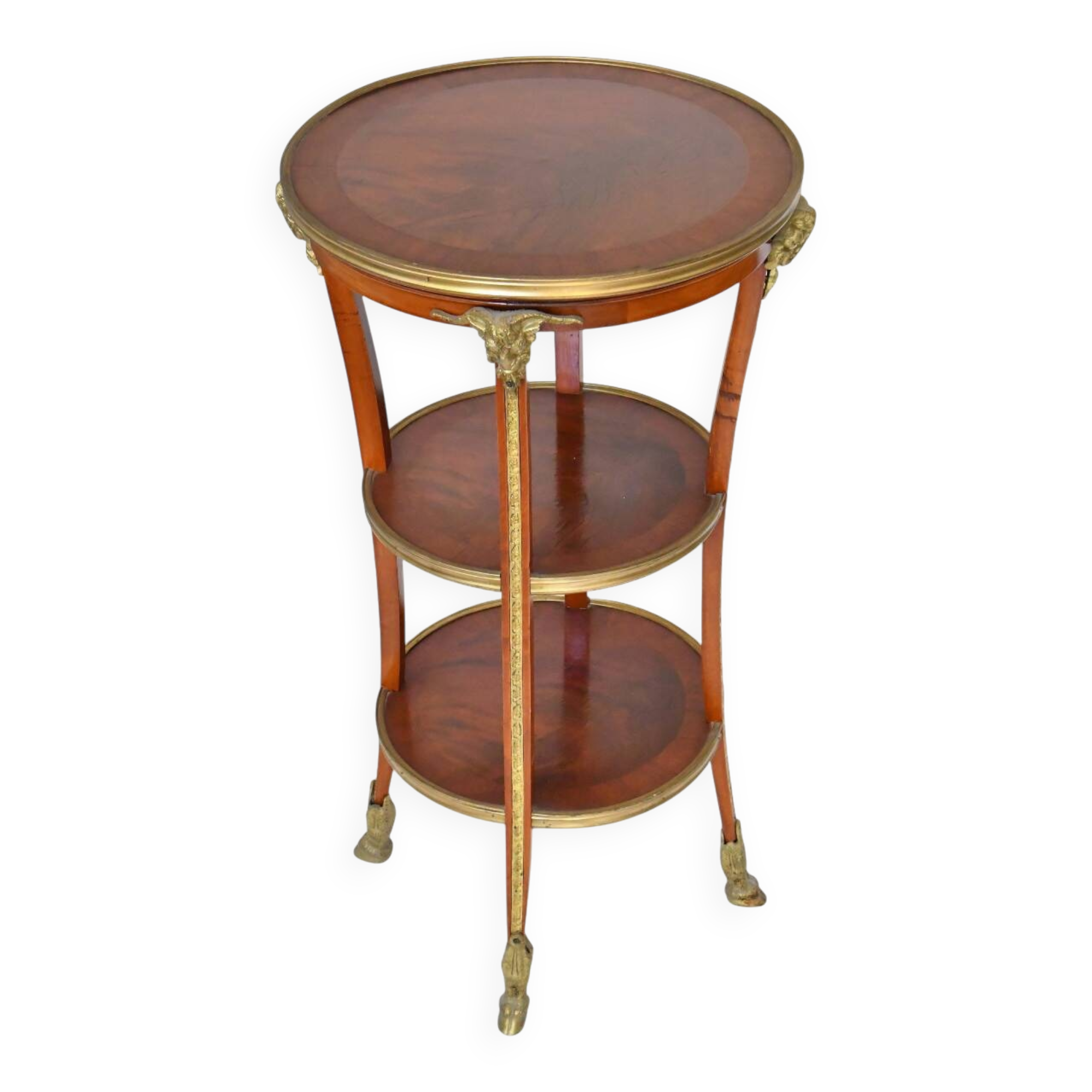 Gueridon with ram's head decoration