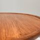Vintage Dutch round coffee table in teak by Martin Visser for Spectrum, 1960s