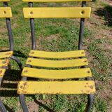 Metal bistro chairs