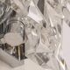 Pair of crystal wall lights by Kinkeldey, Germany, 1970s.