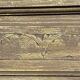 Imposing fireplace mirror in carved and painted wood, 19th century.