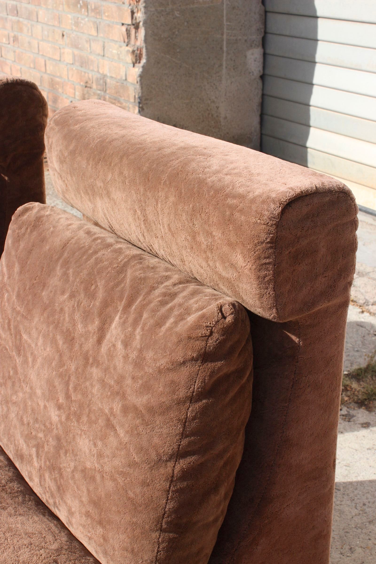 Walter Knoll Collection pair of modular armchairs in two-seater sofa 1970s