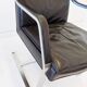 Fauteuil en cuir noir Knoll Art Collection par Rudolf B. Glatzel