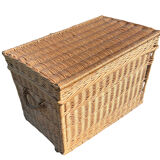 Large rattan wicker trunk 70cm x 43cm