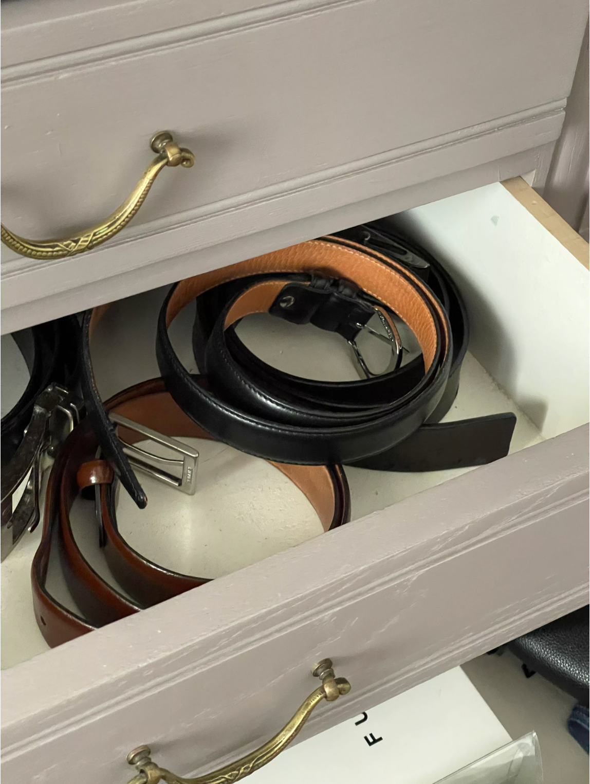 Parisian wardrobe with mirror