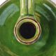 Glazed terracotta candle holder