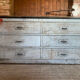 Patinated wooden workshop furniture