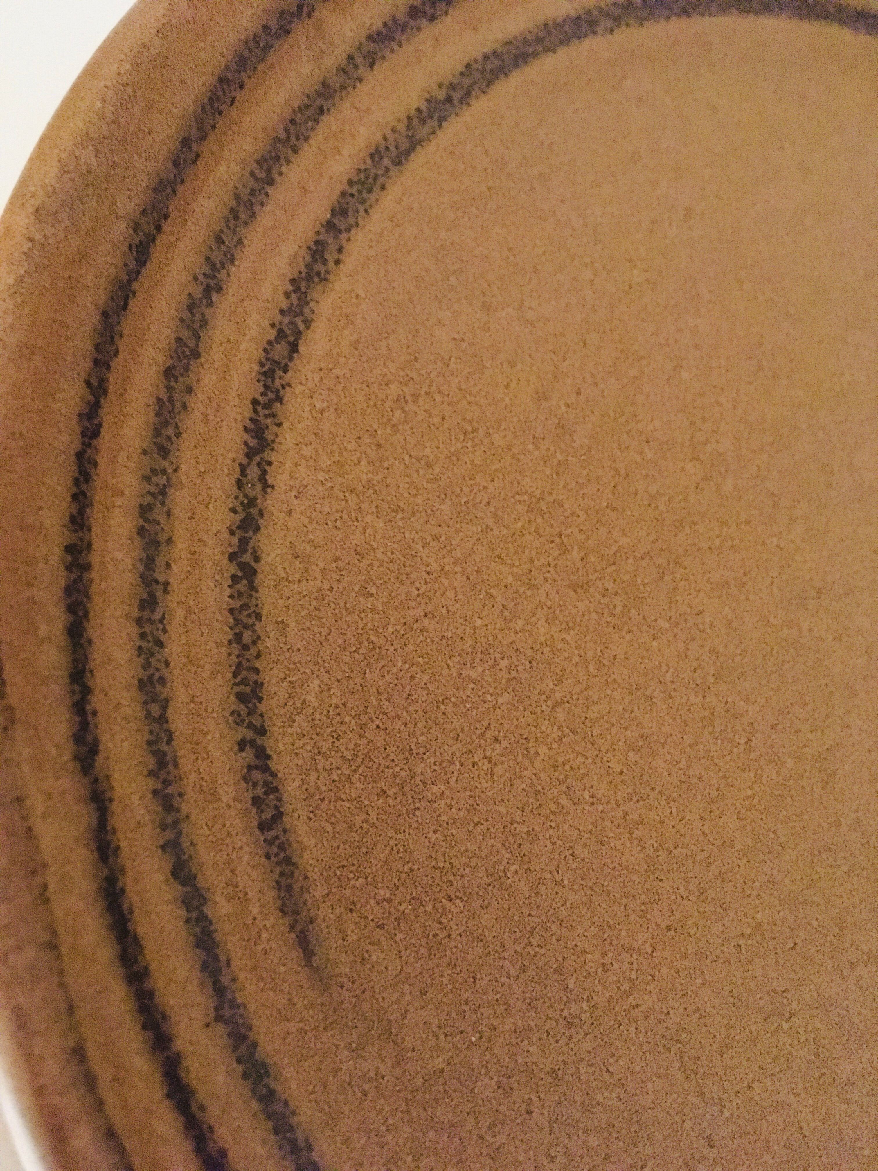 8 flat plates sandstone Sarreguemines collection art workshop 70s