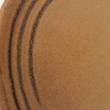 8 flat plates sandstone Sarreguemines collection art workshop 70s