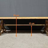 Table basse en laiton et travertin, époque Art Déco, 1930