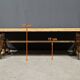 Table basse en laiton et travertin, époque Art Déco, 1930