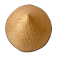 Chapeau asiatique tressé