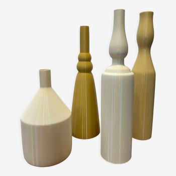 4 vases de biomorandi, années 2010