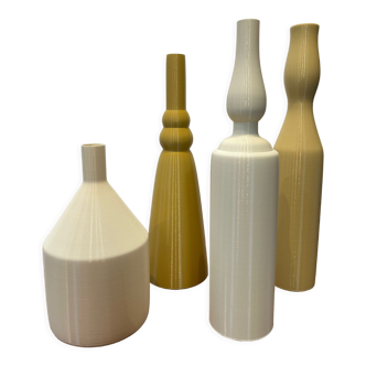 4 biomorandi vases, 2010s