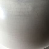 Cracked vintage earthenware vase