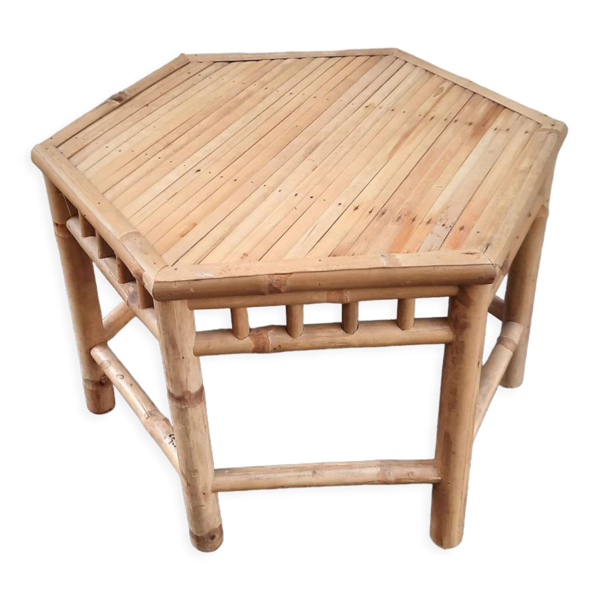 Table  basse  en bambou