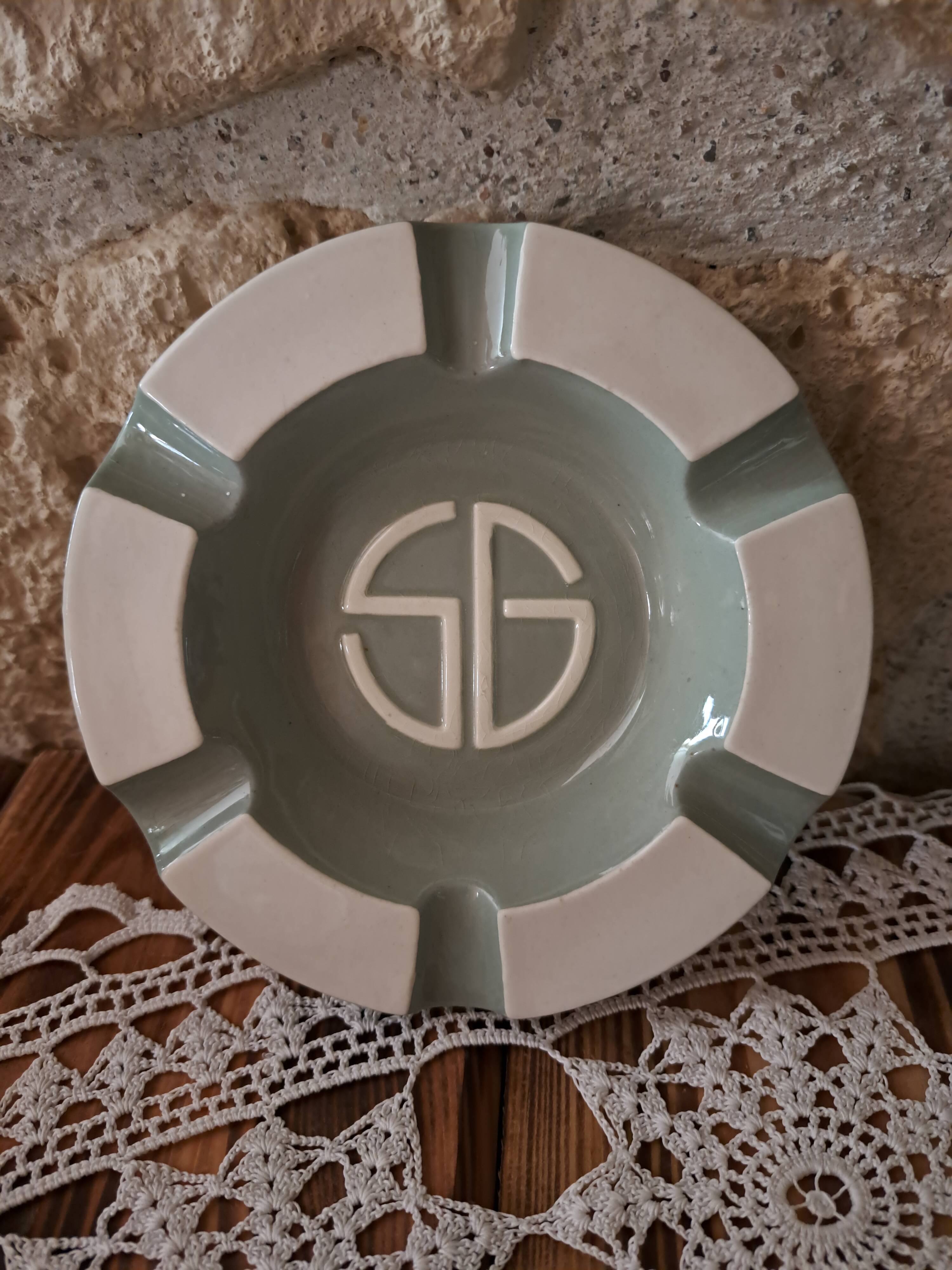SG Digoin Sarreguemines ashtray