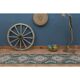 1970s Vintage Turkish Handmade Wool & Cotton Green Runner Rug  73x291