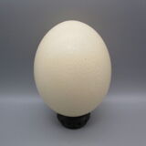 Ostrich egg on pedestal