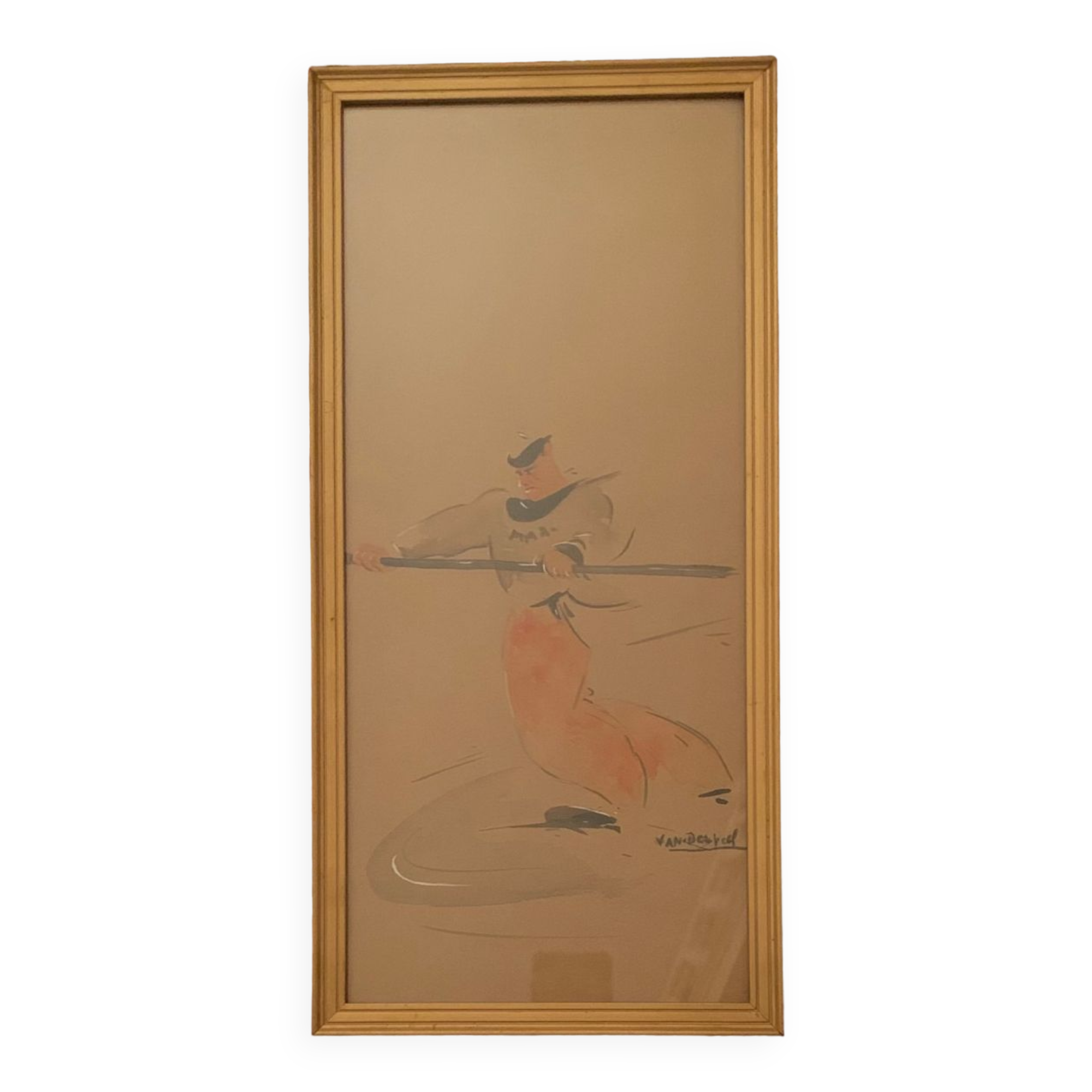 Watercolor drawing “Torero”