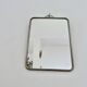 Vintage barber mirror for tabletop or wall hanging, 1950s 60s.