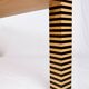 Memphis style dining table, wood, Italy