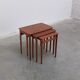 Nesting tables in teak & oak by Svend Åge Madsen, 1960s
