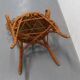 Emmanuelle peacock rattan armchair