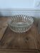 Cut glass salad bowl