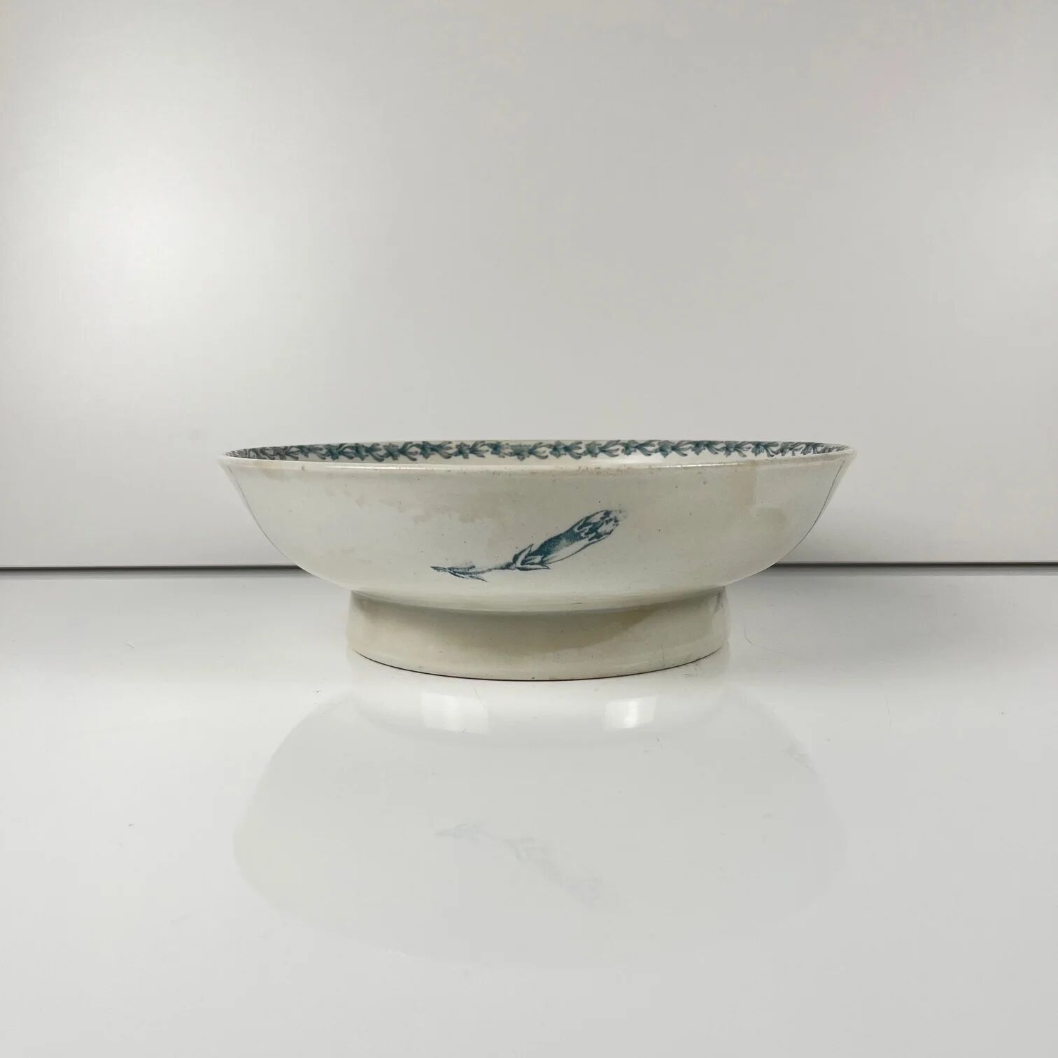 Footed bowl model "Carnation", KG Lunéville, ironstone, 19th century