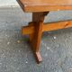 2 bancs en pin massif rustique style chalet / ferme 110cm