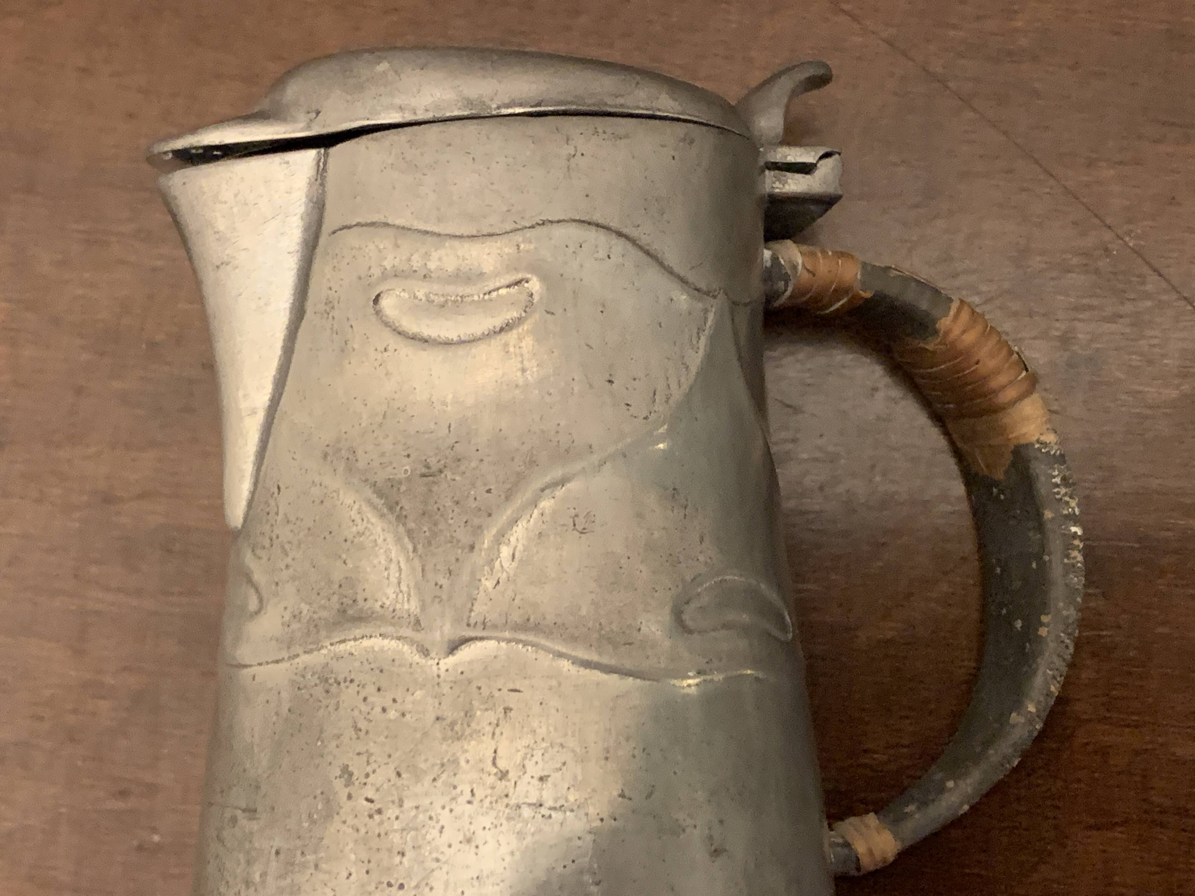 Tudric pewter pitcher by Archibald Knox for Liberty & Co, English Pewter, 1900